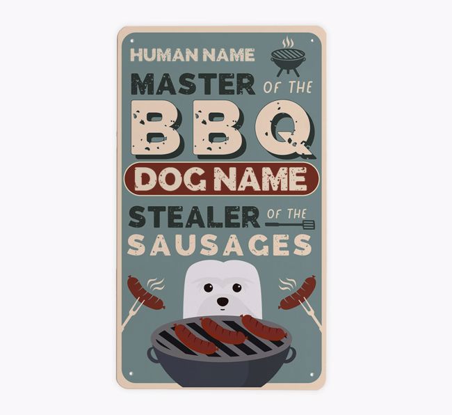 BBQ: Personalised {breedFullName} Metal Sign